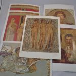 6 afbeeldingen muurschilderingen uit Pompeï