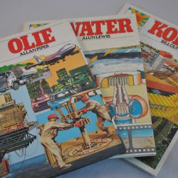 3 delen "Energie"-boeken: Water / Olie / Kolen