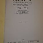 Schriftelijke opgaven eindexamen MSM 1935-1956