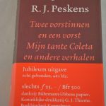 R.J. Peskens: De Vlissingse verhalen