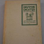 Dr. H.W.J.Kroes: Deutsche Dichter des 19. und 20. Jahrhunderts