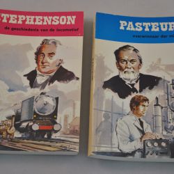 2 boekjes: Stephenson / Pasteur