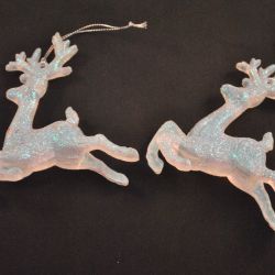 2 hertjes (kerstboomhangers)