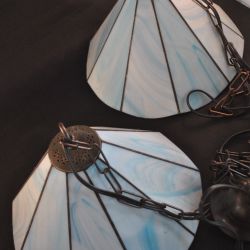 2 Tiffany hanglampen