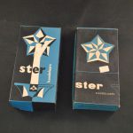 2 doosjes met elk 2 (Ster)kandelaars