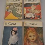 4 Zwarte Beertjes Kunstmonografieën: Chagall/Braque/Goya/Renoir