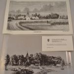 2 prenten van Borger (oud en nieuw)