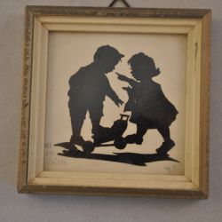 Ot en Sien-silhouet  (knipwerk)
