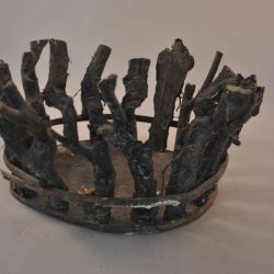(tafel)mandje (hout/metaal)