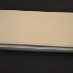 Handtasje (clutch), wit leer