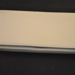 Handtasje (clutch), wit leer