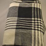 Grand foulard (zwart/wit) 390 x 150