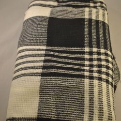 Grand foulard (zwart/wit) 390 x 150
