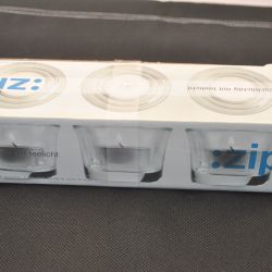 3 waxinelichthouders, glas (:ZIP)