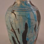 Vaasje (blauw), keramiek