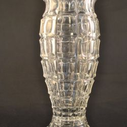 Vaas (glas), 26 cm.
