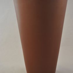 Vaas/bloempot, bruin (12,5 cm)