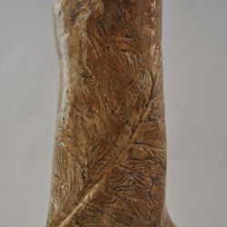 Vaas 21 cm, bruin (keramiek)