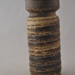 Vaasje18 cm, bruin/beige (vintage)