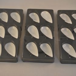 18 amuseschaaltjes, wit porselein (NIEUW)