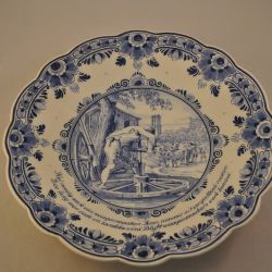 Delfts blauwe schotel (Plateelbakkerij Schoonhoven)