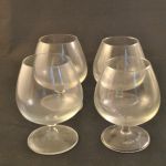 4 cognacglazen (Rémy Martin)