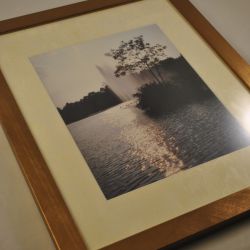 Fotolijst (met passe-partout) 32 x 39 cm.