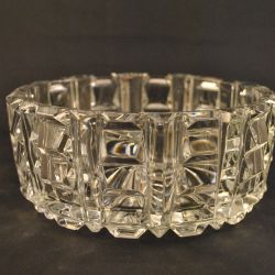 Schaal op pootjes, kristal 11 cm
