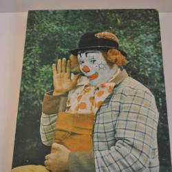 Pipo de clown (afbeelding op hardboard)