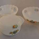 3 arcopal schalen