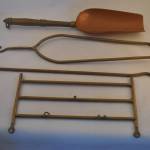 Open haard-set (koper en messing)