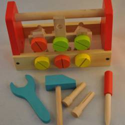 Houten (kinder)gereedschapset