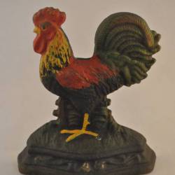 Gietijzeren haantje-figuur
