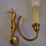 Wandlampje (kaarsmodel), messing