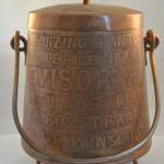 Koperen (tabaks)pot met hengsel