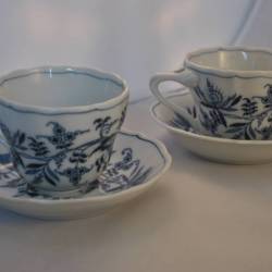 2 kop en schotels (Blue Danube)