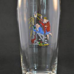 Bierglas (met humoristische voorstelling/tekst)