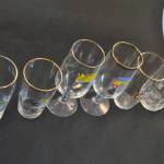 Set van 6 Nederlandse souvenirglazen