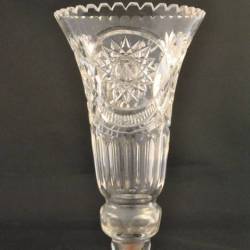 Vaas (15 cm diam.), bleikristal