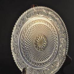 Schaal, bleikristall, 19 cm