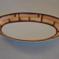 Schaaltje (wit/aubergine/geel)