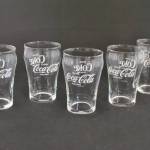 5 Coca Cola-glazen