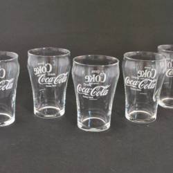 5 Coca Cola-glazen