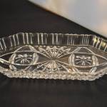 Glazen schaaltje, geslepen glas