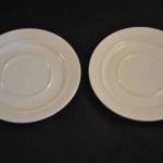 2 witte schoteltjes 14 cm (Royal Boch)
