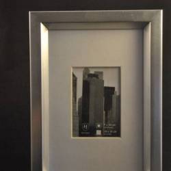 Fotolijstje, zilverkleurig, 16 x 11,5 cm