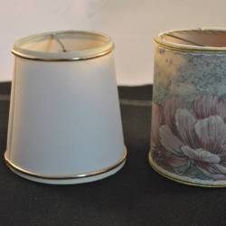2 kleine lampenkapjes