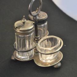 Peper- en zoutstel (antiek, zilver)