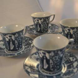 4 kop en schotels (Japans)