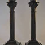 2 kandelaars (metaal)